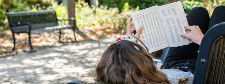 Student reading